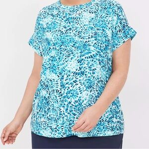 Lane Bryant LIVI crew neck soft tee 26/28 4x